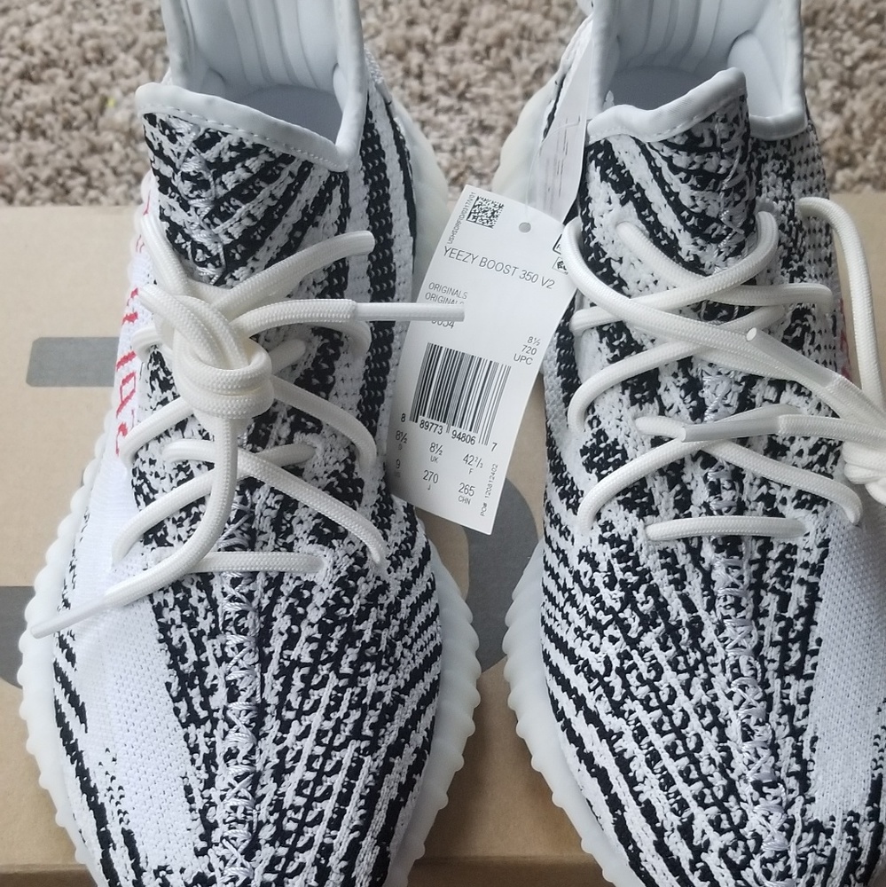 Adidas yeezy boost v2 zebras